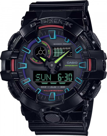 CASIO GA-700RGB-1A