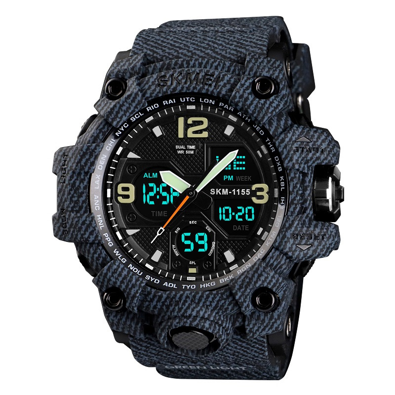 SKMEI 1155BDMBK denim black