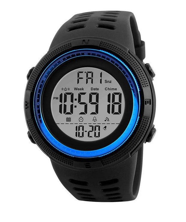 SKMEI 1251BUWT black/blue-white